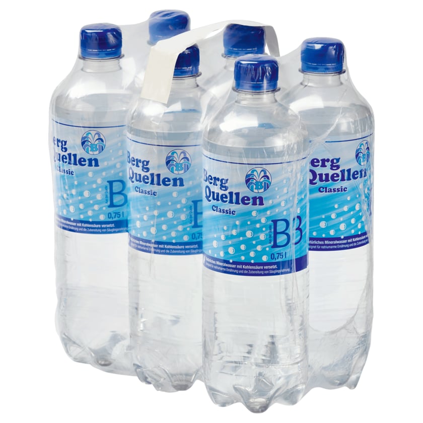 Bergquellen Mineralwasser Classic 6x0,75l